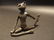 Cast Iron Yoga Pilates Cat Figurine Statue Paperweight