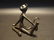 Cast Iron Yoga Pilates Cat Figurine Statue Paperweight - 5