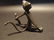 Cast Iron Yoga Pilates Cat Figurine Statue Paperweight - 6
