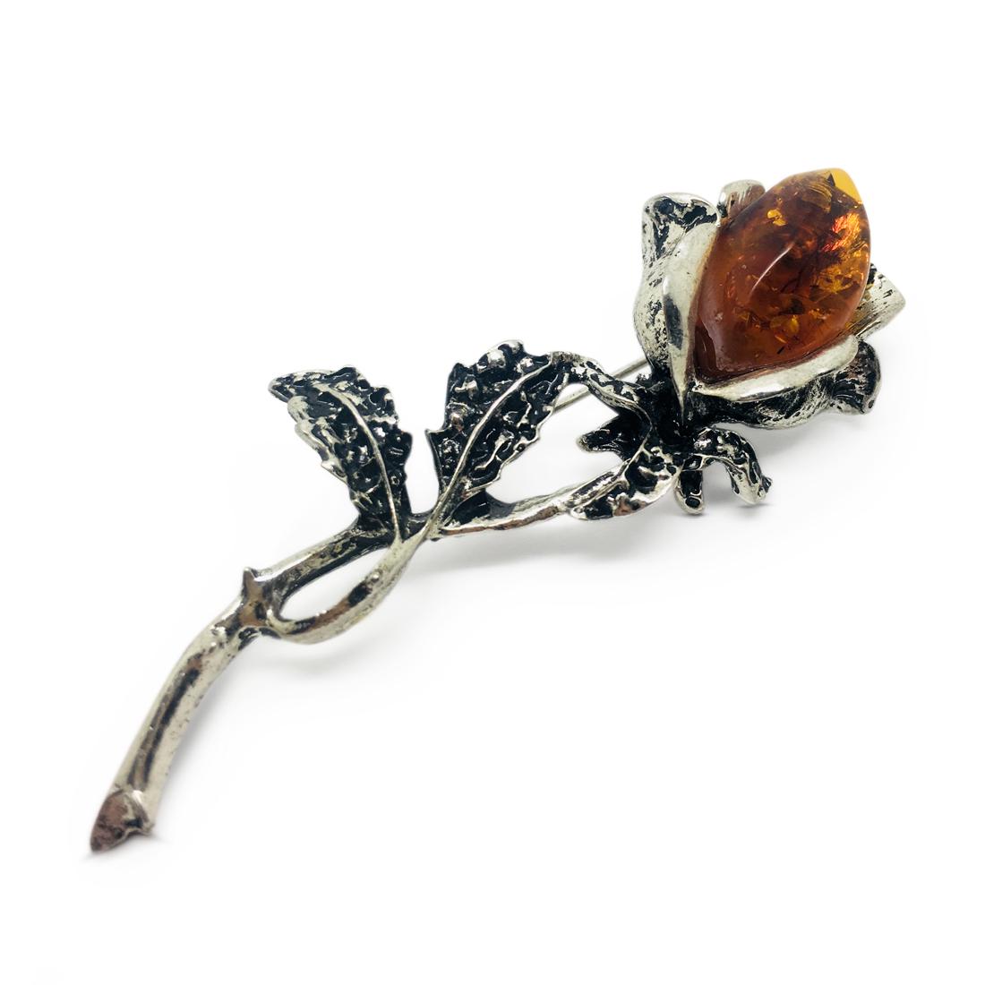 Antique Baltic Amber brooch: Title: Antique Baltic Amber brooch Gemstones: Amber Weight: 11.4 g Size: 71.00 x 28.20 mm Additional Information: Hand made Reserve: $45.00 Shipping: Worldwide: Flat-rate of $30.00 DHL Express to any