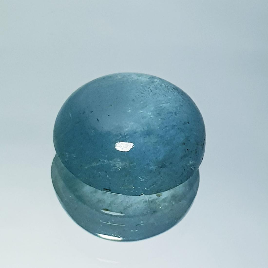 Natural Aquamarine 6.50 ct: No Reserve! Title: Natural Aquamarine 6.50 ct Color/Clarity: SI Gemstone: Loosegemstone Carat Weights:6.5 Size/Dimension: 12.90 x 12.90 x 4.90 Additional Information: Round - India Shipping: Worldwide