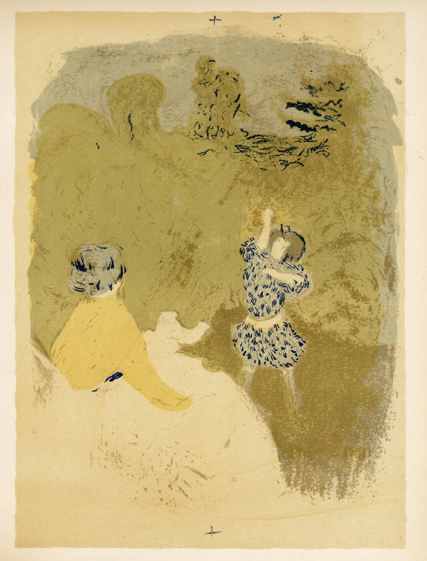Edouard Vuillard lithograph "La petite fille au volant" (1 of 1)