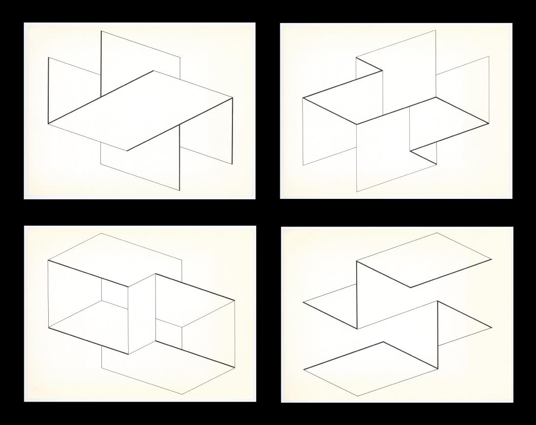 Josef Albers "Structural Constellations" Four Works (1 of 5)