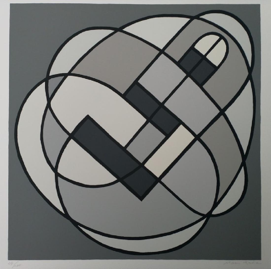 Mario Radice - F.U.M.G.R.: Title: Mario Radice - F.U.M.G.R. Date/Period: 70s Materials: Screen printing on paper Dimensions: Cm 69 x 69 Additional Information: MARIO RADICE (Como, 1898 - Milan, 1987)F.U.M.G.R.10 color screenpri