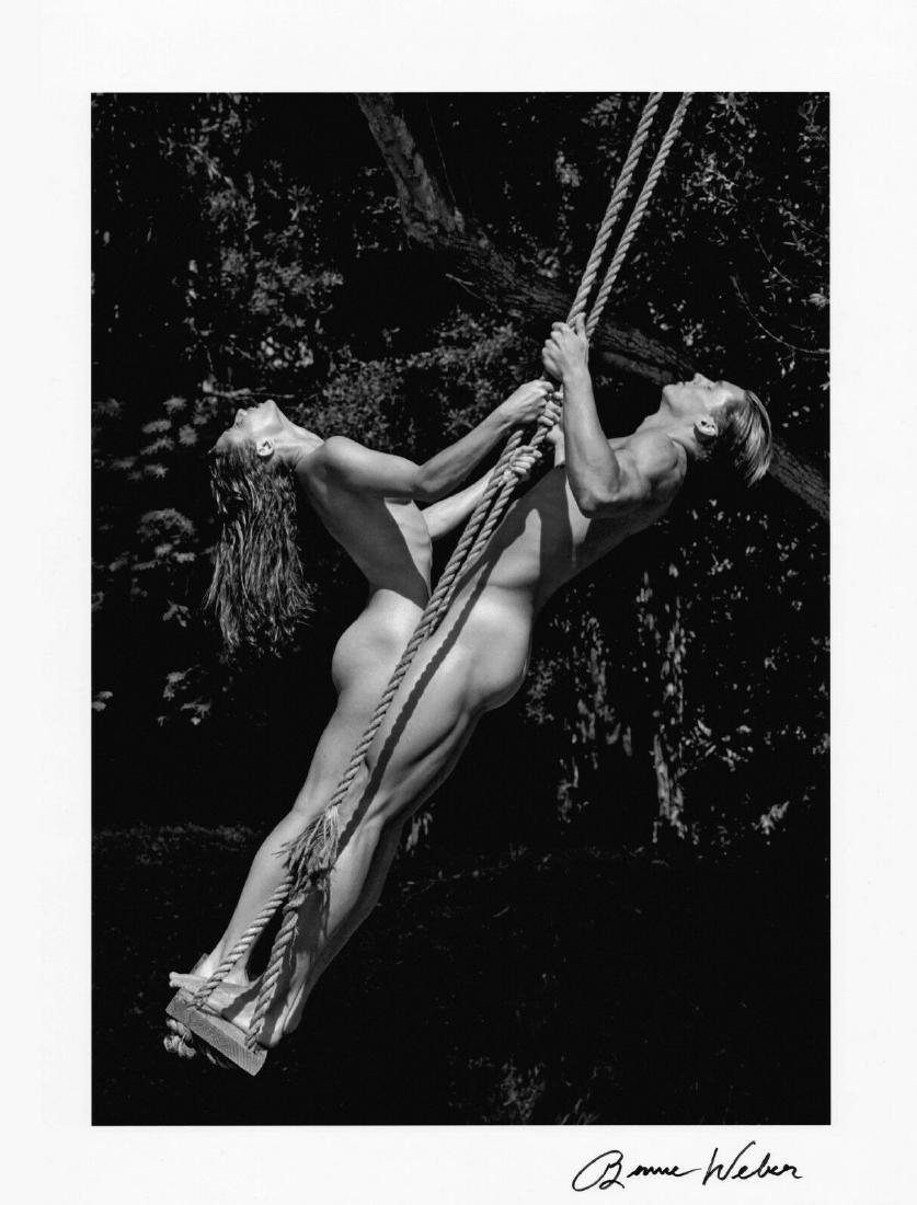 Ric & Natalie, Villa Tejas, Montecito, California 1988: Title: Ric & Natalie, Villa Tejas, Montecito, California 1988 Additional Information: Photograph on Kodak Pro Endura Maker: Bruce Weber Origin: late print, monogrammed Dimensions: 33,7 x 24,1 on 40,2