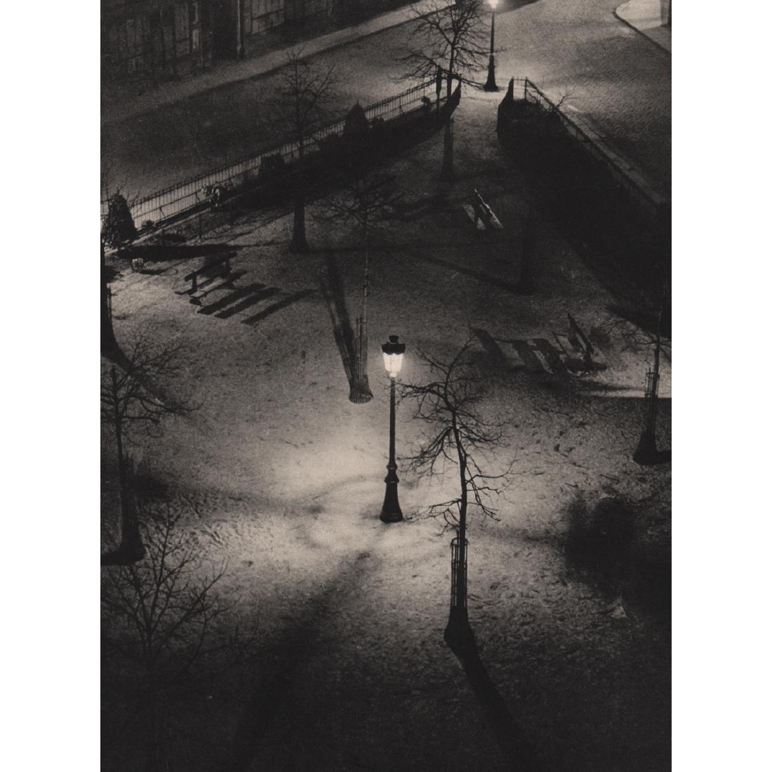 ANDRE KERTESZ - Square Jolivet, Montparnasse 1926: Artist: ANDRE KERTESZ Print Title: Square Jolivet, Montparnasse 1926 From a now rare French portfolio printed in the 1930s Medium: Sheet-Fed Gravure Printed in 1930's Printed in France Image size appr