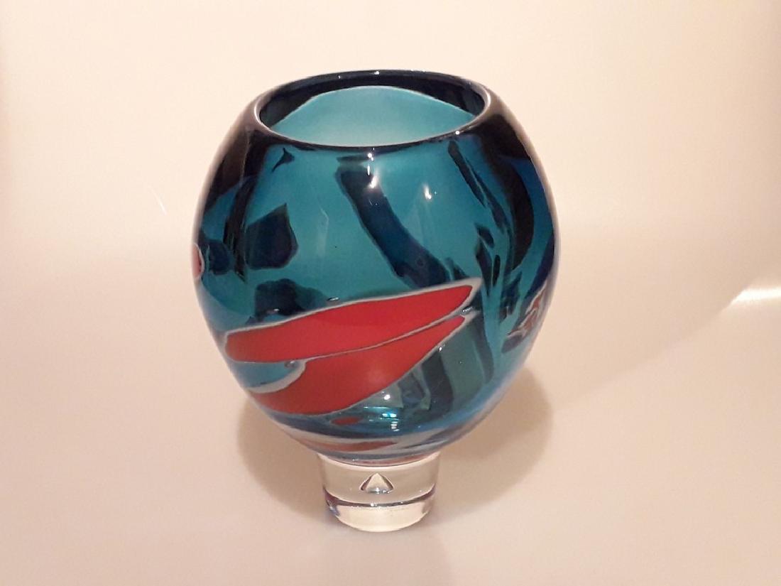 Leerdam Glass Holland - 100% Unique Vase (1 of 8)