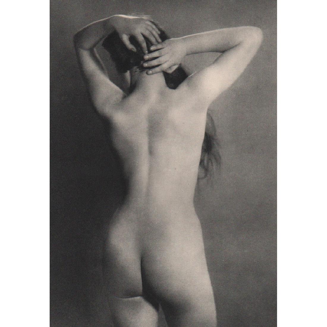 MAN RAY - Nude: Artist: MAN RAY Print Title: Nude Medium: Sheet-fed Gravure Printing Date: 1930's Printed in France Image size approx. 7.75 x 11 inches Man Ray, original name Emmanuel Radnitzky, was born on August 27