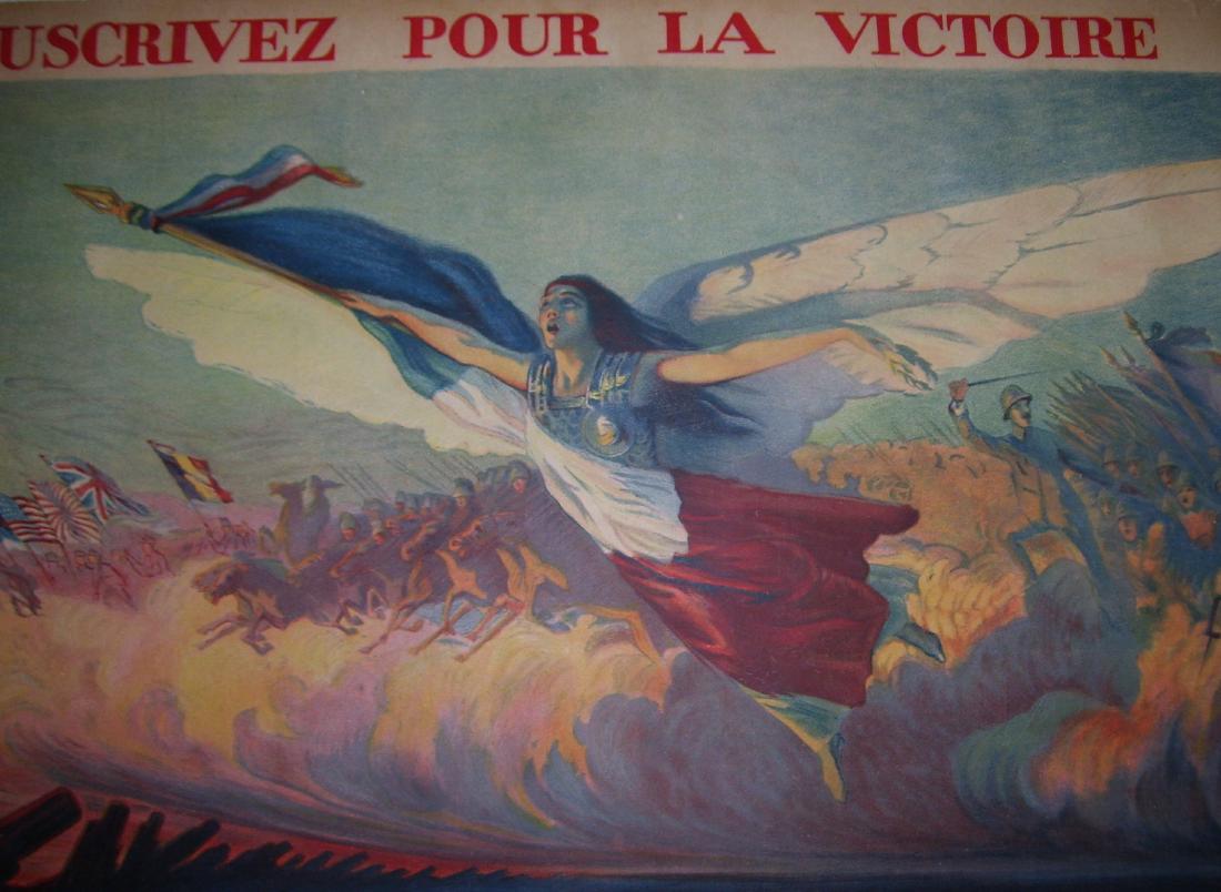 WWI Vintage french Poster Richard GUTZ Banque Nationale (1 of 4)
