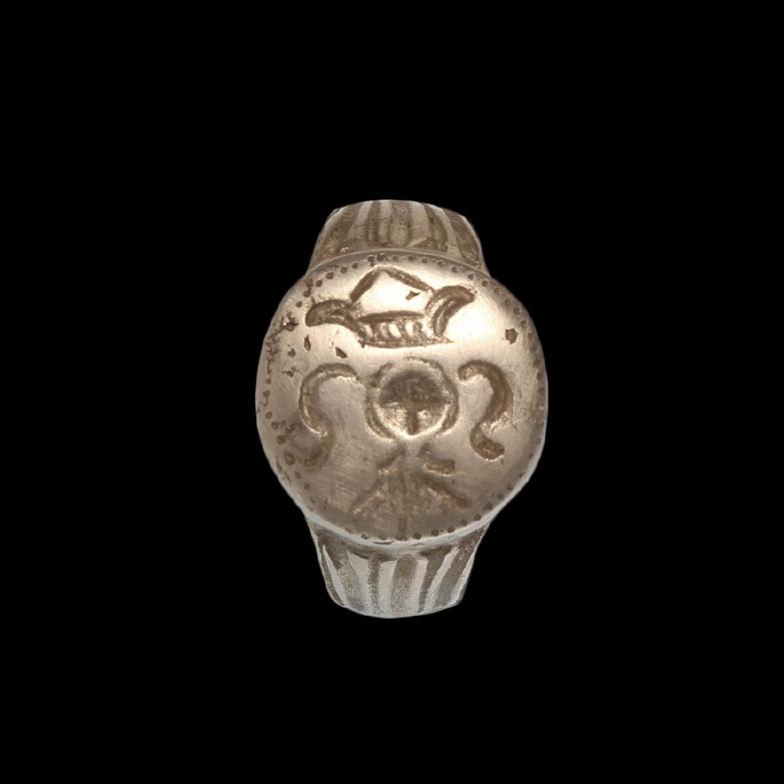 Greek Silver Ring with Urn (1 of 7)