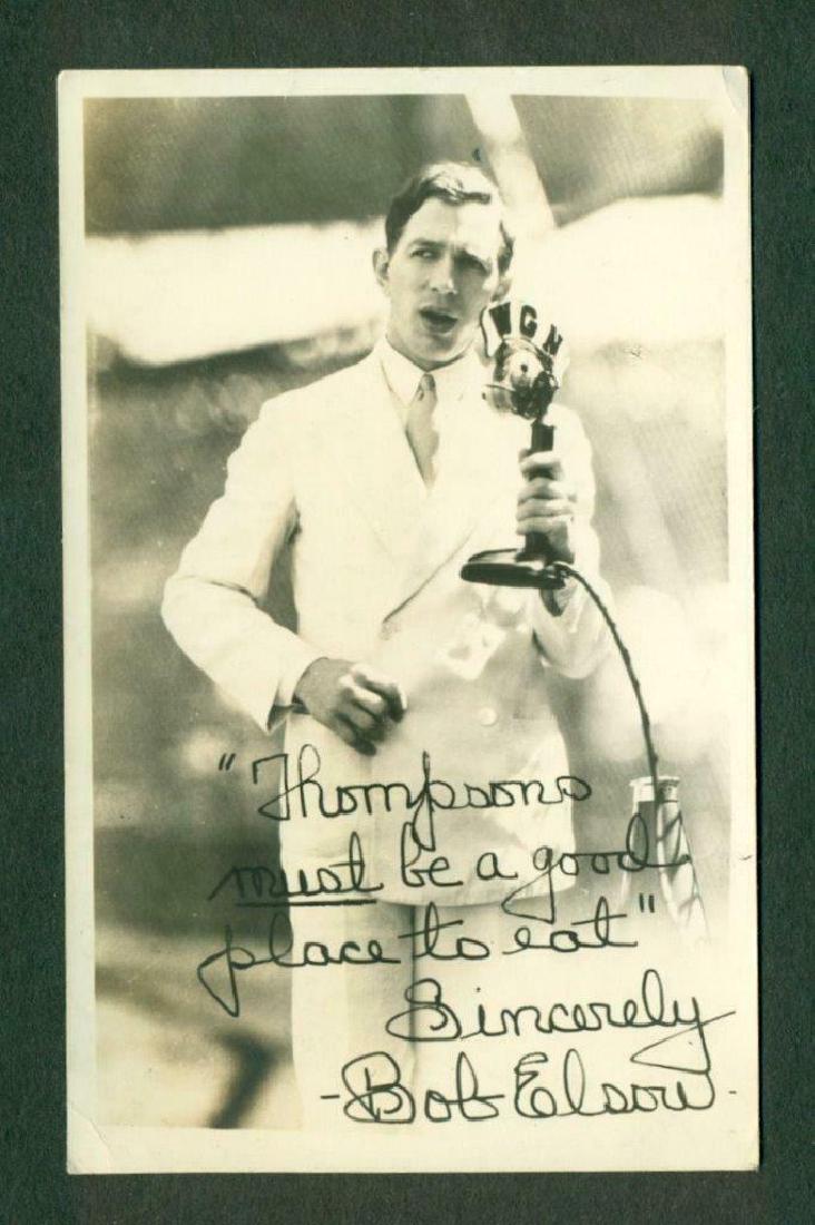 ca. 1930 CHICAGO WHITE SOX BASEBALL ANNOUNCER WGN (1 of 2)