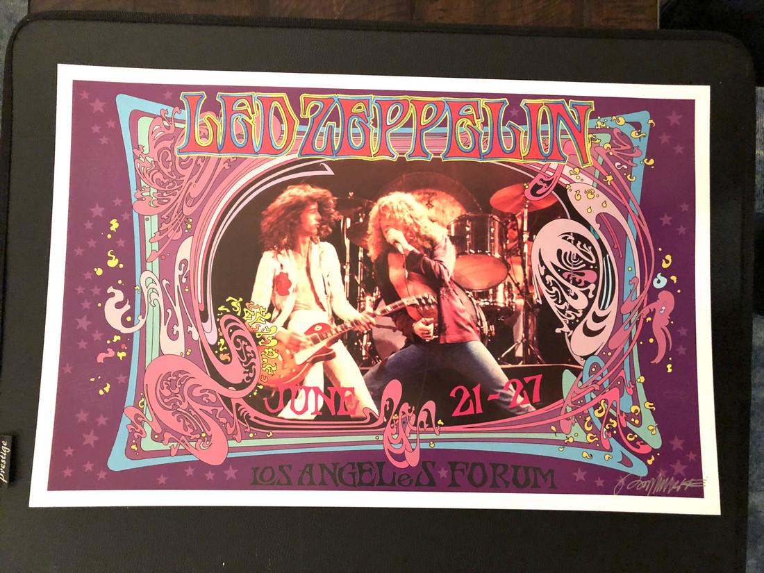 LED ZEPPELIN - SIGNED BY ARTIST (1 of 1)