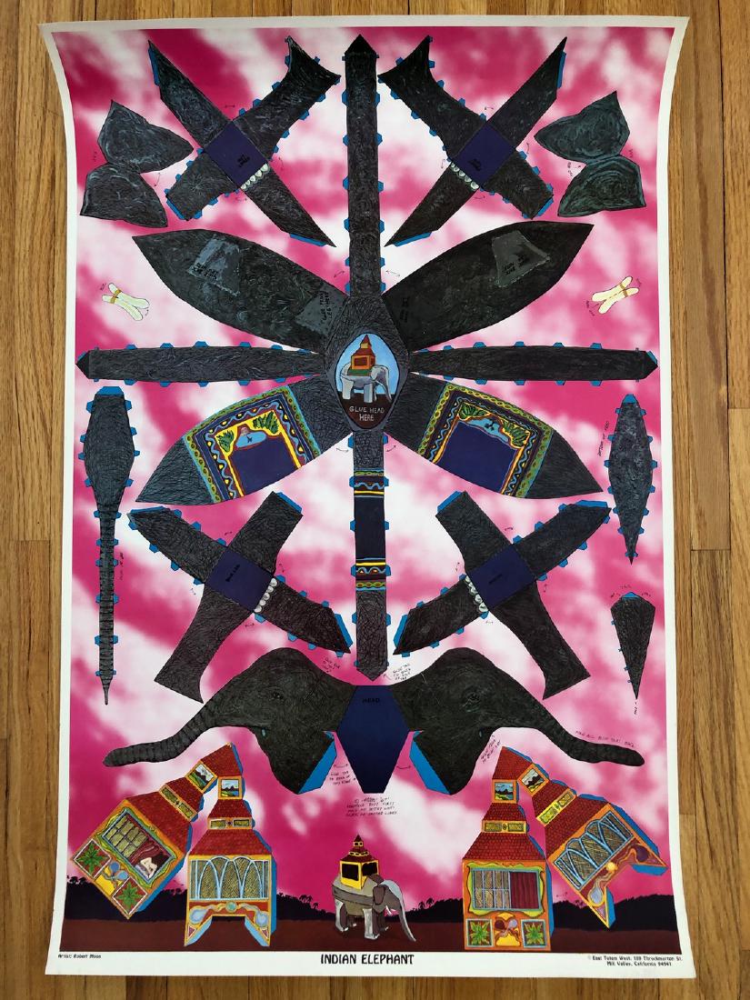 EAST TOTEM WEST INDIAN ELEPHANT: Title: EAST TOTEM WEST INDIAN ELEPHANT Size/Format: POSTER Additional Info:EAST TOTEM WEST INDIAN ELEPHANT. Art by Robert Mood. In 1967-1968, a small group of immensely talented people in the San Fran