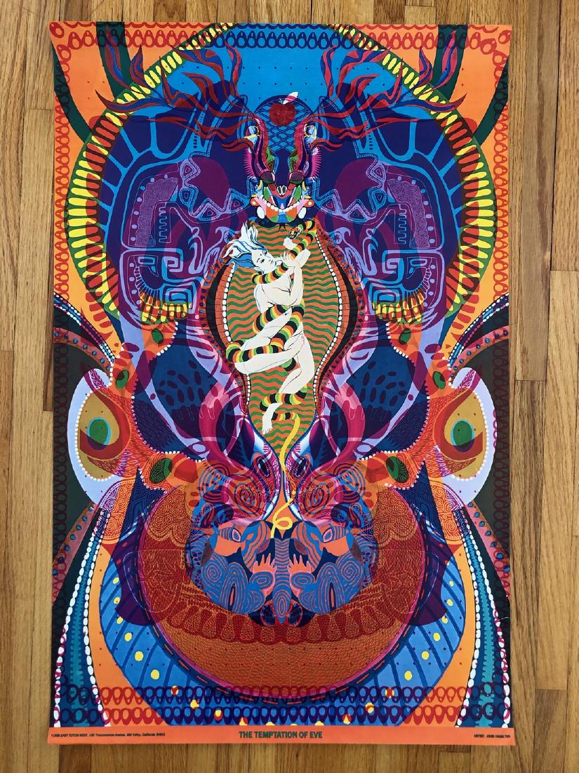EAST TOTEM WEST THE TEMPTATION OF EVE: Title: EAST TOTEM WEST THE TEMPTATION OF EVE Size/Format: POSTER Additional Info:EAST TOTEM WEST THE TEMPTATION OF EVE. Art by John Hamilton. In 1967-1968, a small group of immensely talented people i