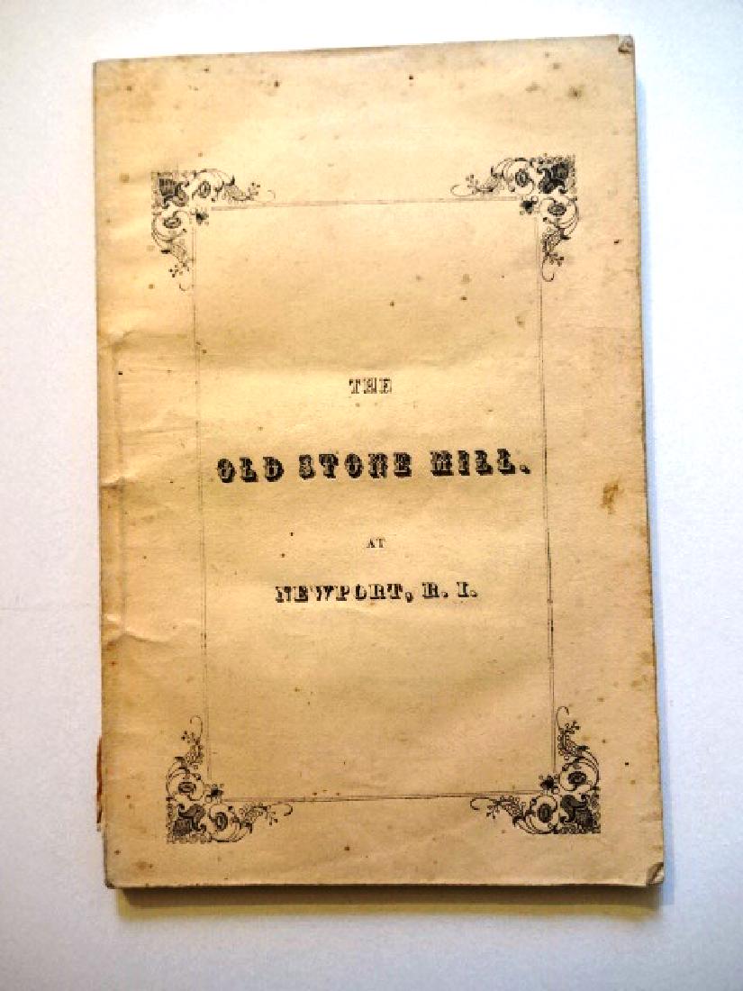 1851 Controversy of Old Stone Mill Newport (1 of 2)