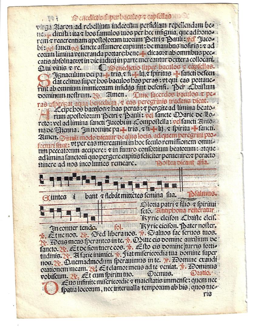 1567 Catholic Prayer Leaf Music (1 of 2)