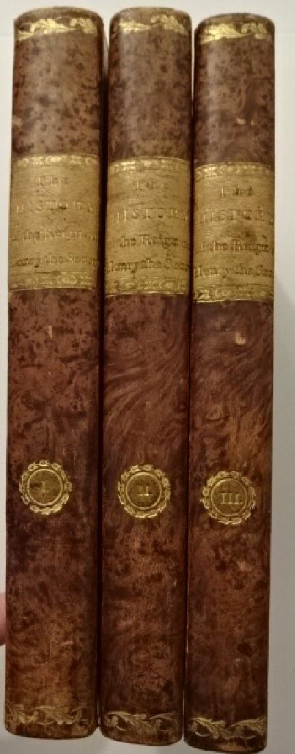 1793 Three Vol Set History of the Reign of Henry the (1 of 4)