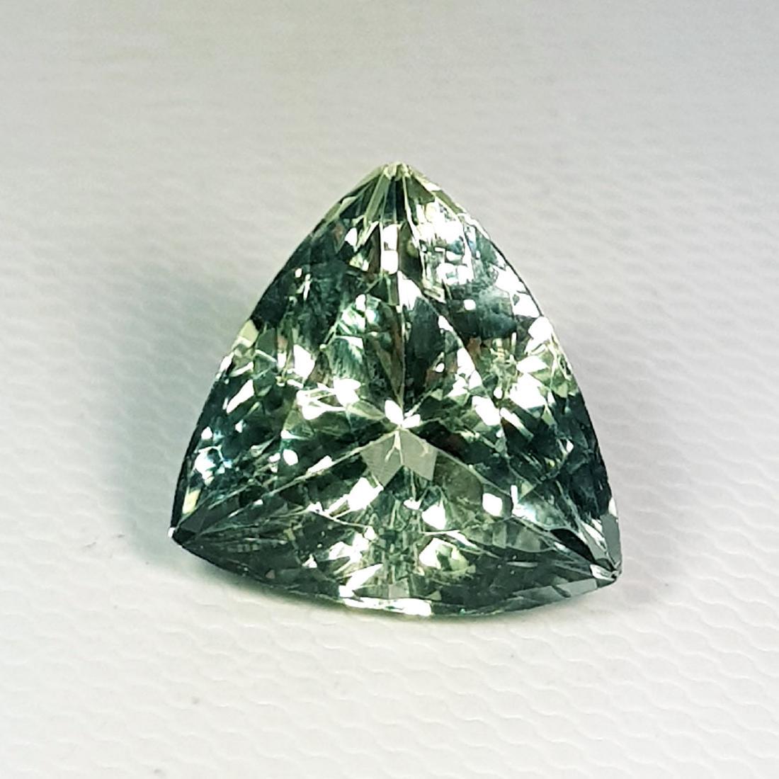 Natural Green Amethyst Triangle Cut 6.50 ct (1 of 6)