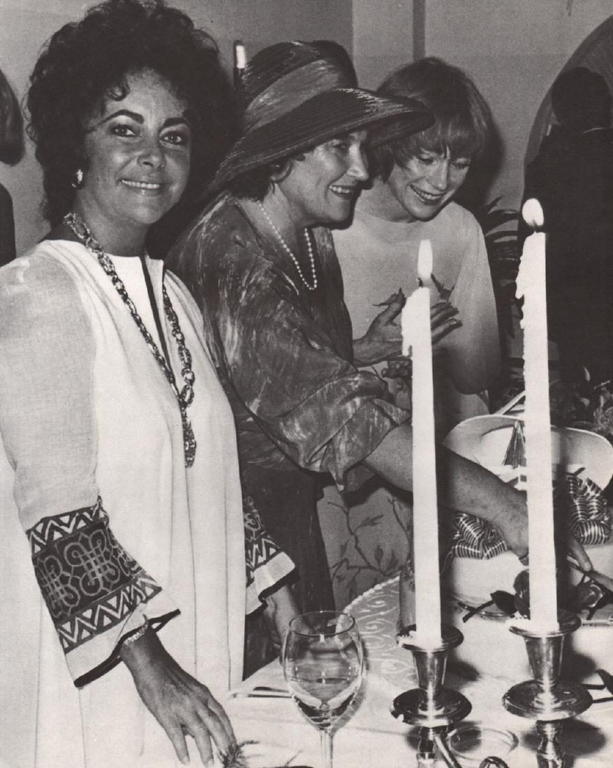 ANDY WARHOL - Elizabeth Taylor, Bella Abzug, Shirley: Artist: ANDY WARHOL Print Title: Elizabeth Taylor, Bella Abzug, Shirley Maclaine Printing Date: 1970’s Medium: Photoengraving Printed in: the US Image Size: 11 x 9” Reserve: $25.00 Shipping: Domes
