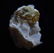 VESUVIANITE ON CALCITE - COLLECTORS ITEM