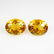 5.94 Ct Natural Madeira Citrine Matching Oval Pair