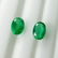 1.48 Ct Natural Zambian Emerald 7X5 mm Oval Pair - 2