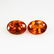 2.05 Ct Natural Hessonite Garnet Matching Oval Pair