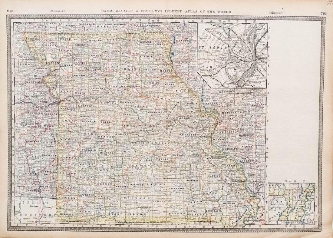 1882 Rand McNally Map of Missouri -- Rand McNally & (1 of 1)