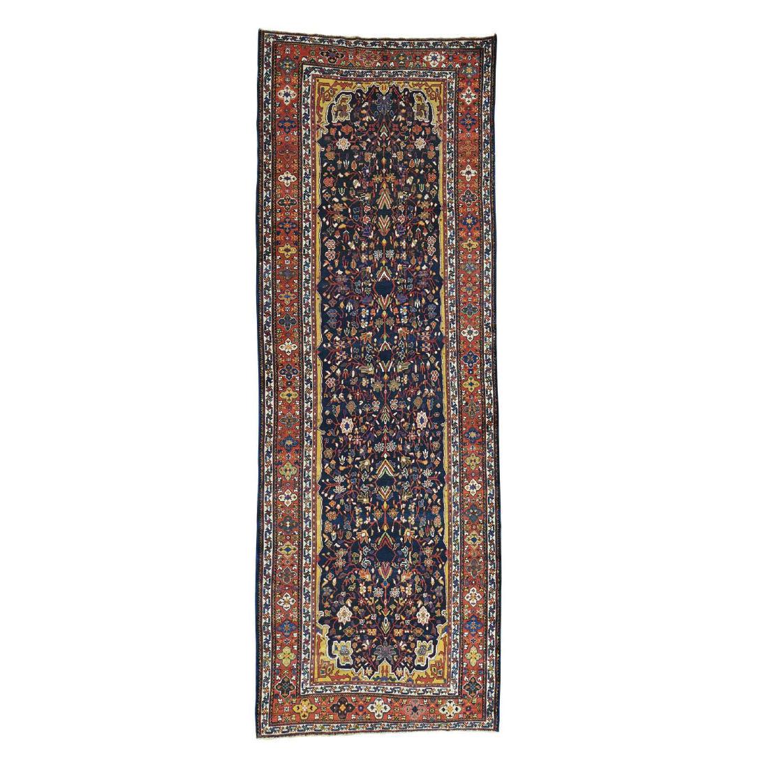 Handmade Antique Persian Bakhtiari Gallery Size Exc (1 of 5)