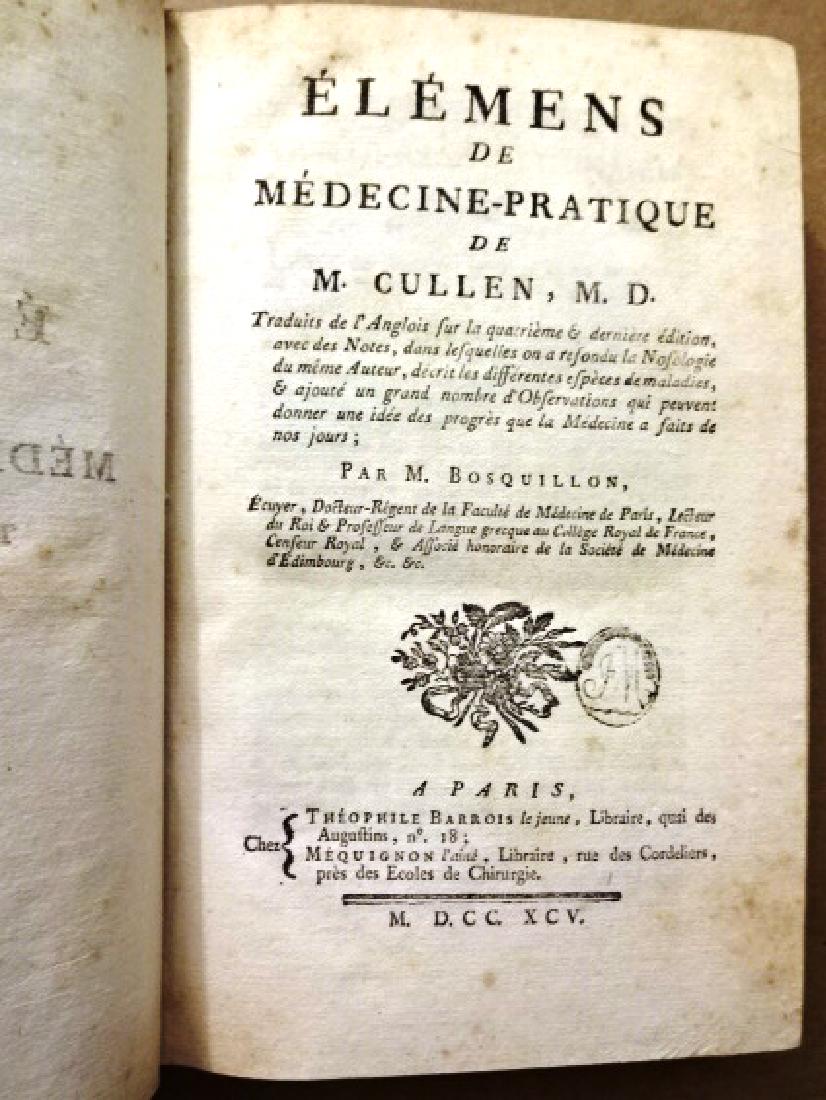 1795 Two-Vol Elemens de Medecine Cullen (1 of 4)