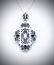 Necklace and Pendant w Violet Jade, Amethyst, CZs & - 2
