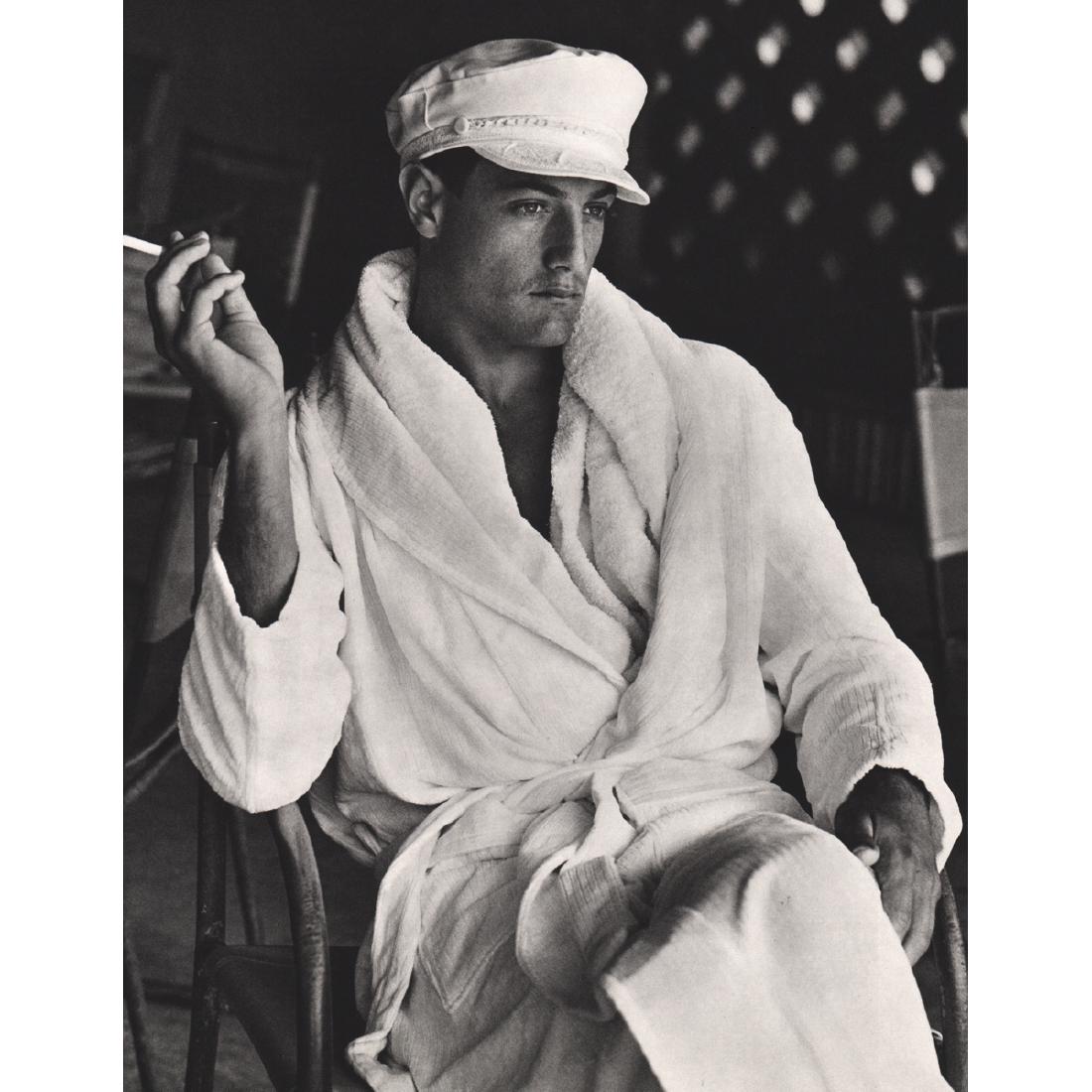 BRUCE WEBER - Shaun Tomson, Maui, 1982: Artist: BRUCE WEBER Print Title: Shaun Tomson, Maui, 1982 Medium: Sheet-fed Gravure Printing Date: 1980's Printed in Japan Image Size approx: 10.25 X 13 inches Bruce Weber is an American fashion photo
