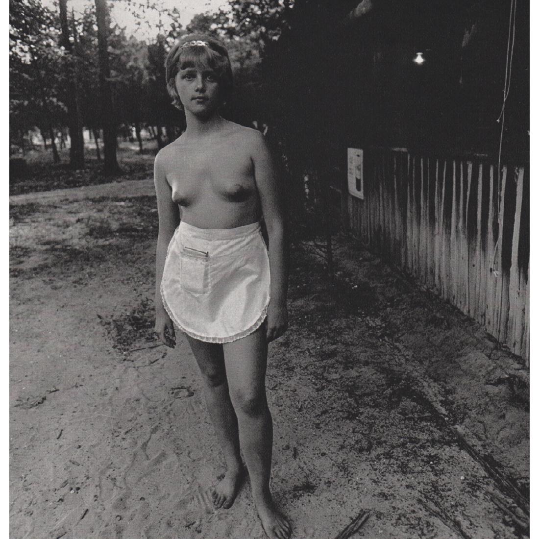 DIANE ARBUS - Waitress at a Nudist Camp: No Reserve! Artist: DIANE ARBUS Print Title: Waitress at a Nudist Camp Medium: Sheet-fed Gravure Printing Date: 1970's Printed in Switzerland Image Size approx: 7 x 7 inches Diane Arbus (1923-1971) wa