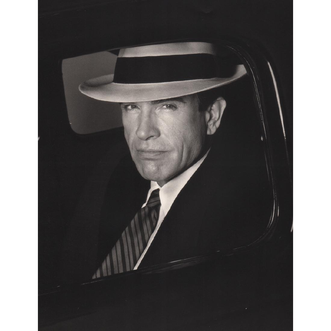PATRICK DEMARCHELIER - Warren Beatty as Dick Tracy,: No Reserve! Artist: PATRICK DEMARCHELIER Print Title: Warren Beatty as Dick Tracy, 1989 Medium: Photo-Lithograph Printing Date: 1990's Printed in the USA Image Size approx: 9 X 12 inches Patrick Demar