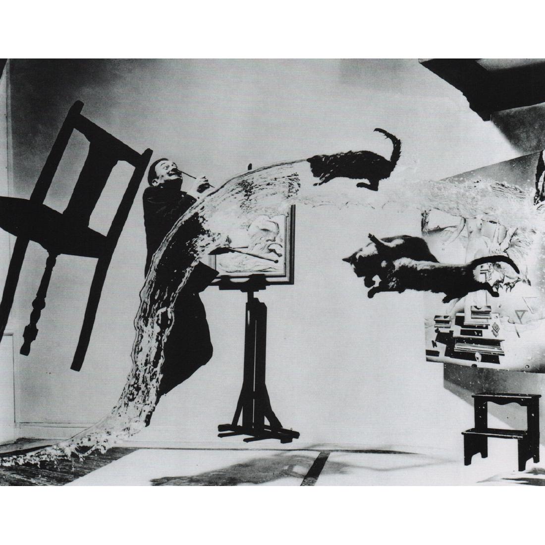 PHILIPPE HALSMAN - Dali Atomicus: No Reserve! Artist: PHILIPPE HALSMAN Print Title: Dali Atomicus Medium: Photo-Lithograph Printed in 2000's Printed in Italy Image Size approx: 10.5 x 8.5 inches Philippe Halsman (1906-1979) was an Ame