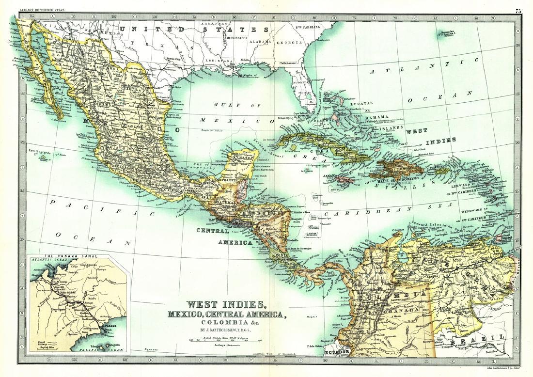 West Indies, Mexico, Central America, Columbia &C. (1 of 1)