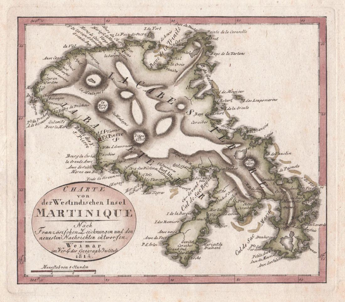 Geograph. Institut: Martinique, 1814 (1 of 1)
