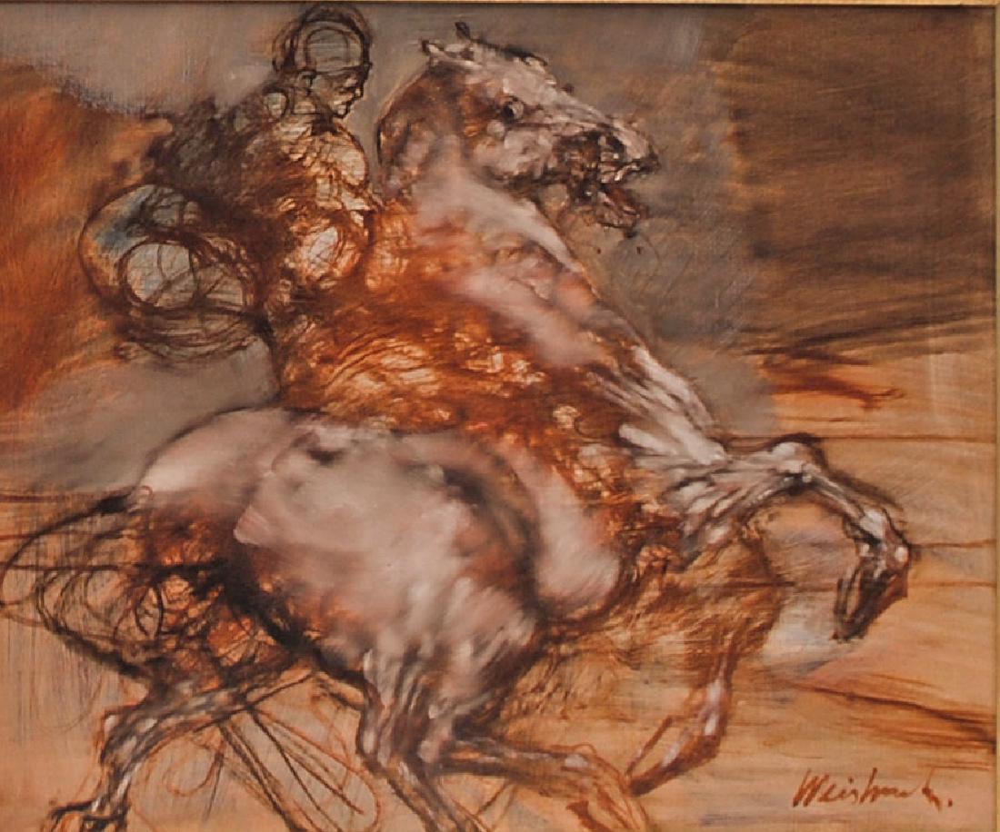 Claude Weisbuch: Le Cavalier seul au (cheval) (1 of 4)