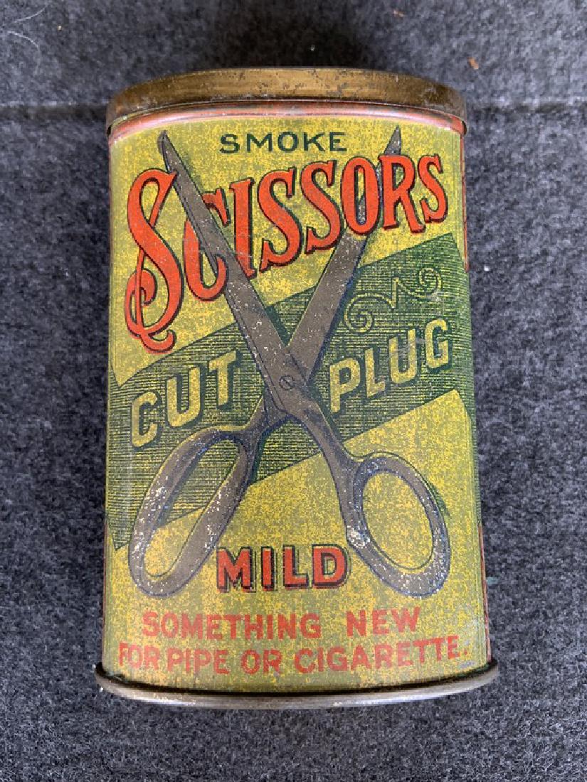 Rare Scissors Pocket Tobacco Tin (1 of 4)