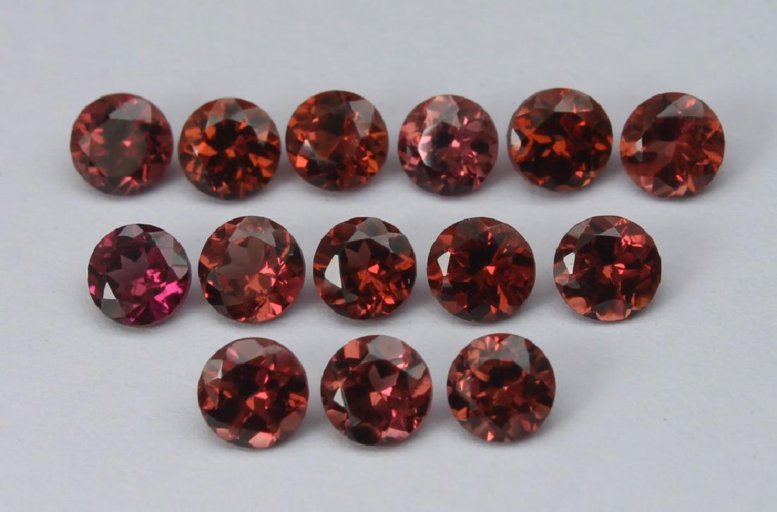 5.07 CT Pyrope Almandite Garnets set (1 of 3)