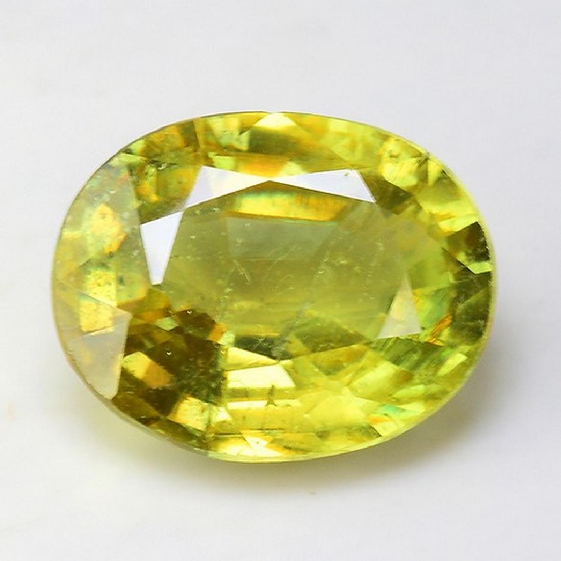 1.90CTS - RARE NATURAL SPHENE OVAL SHAPE LOOSE (1 of 6)