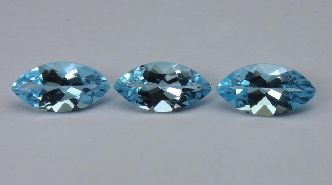4.60 Ct Natural Sky Blue Topaz Set (1 of 4)