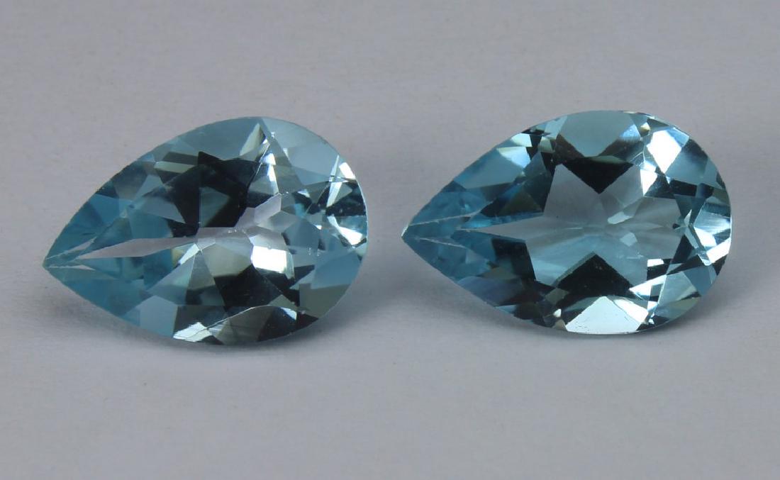 5.78 Ct Natural Sky Blue Topaz Set (1 of 4)