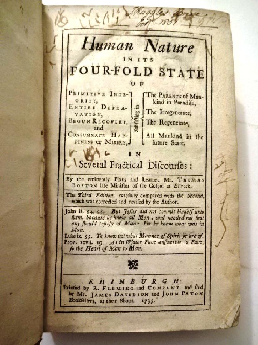 1735 Leather Human Nature in its Four-Fold State (1 of 4)