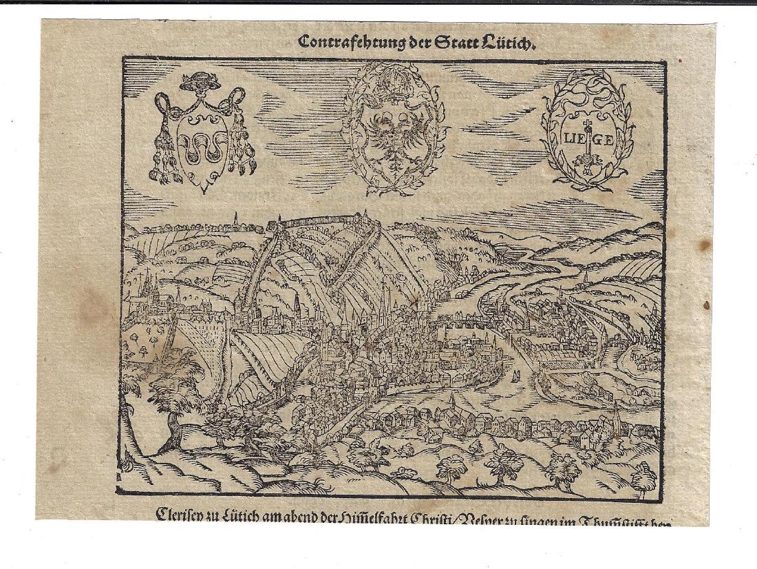 16th C Engraving of Leige (1 of 1)