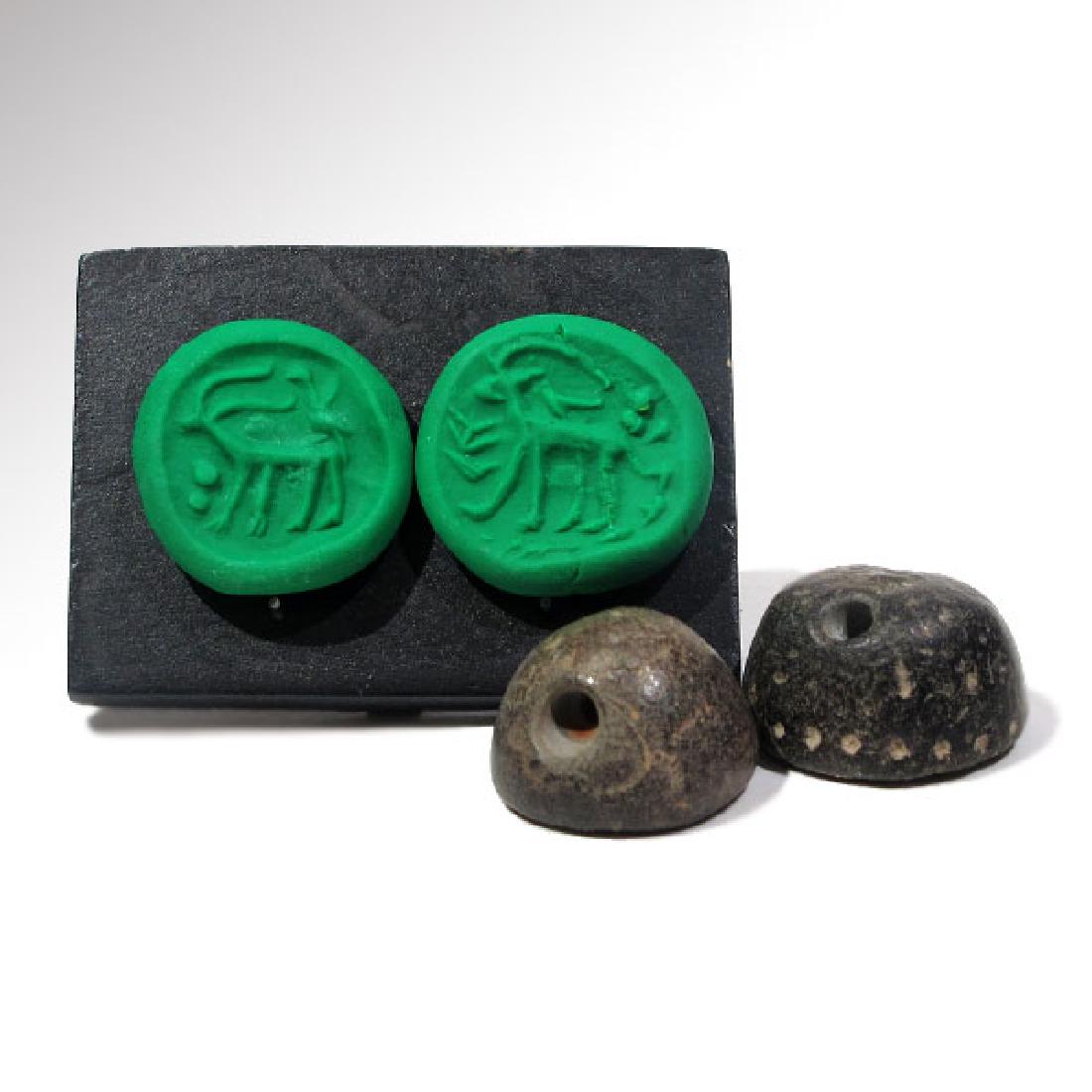 Two Anatolian Neolithic Seals with Animals, c. 4th (1 of 7)
