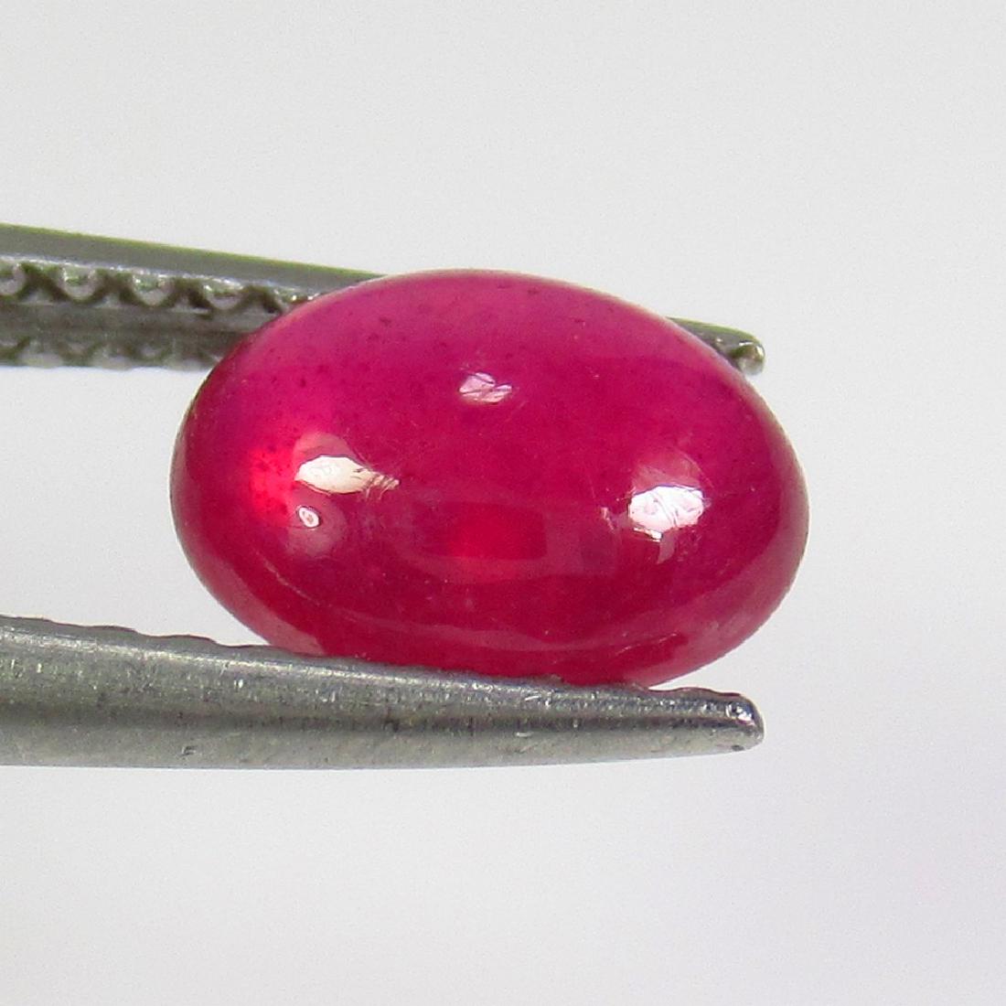 1.45 Ctw Natural Mozambique Red Ruby Cab (1 of 2)