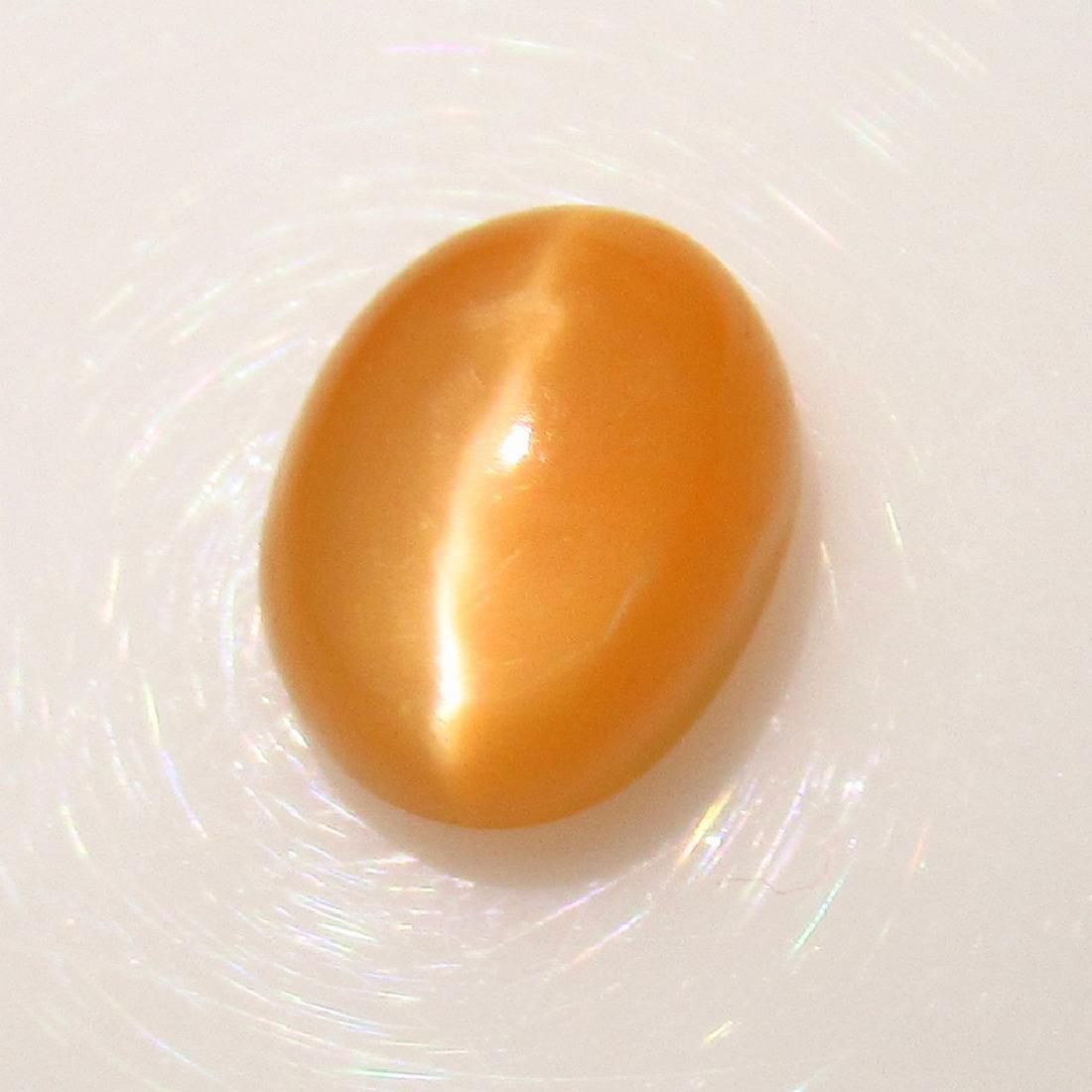 3.70 Ctw Natural Brown Moonstone Oval Cab: No Reserve! Title: 3.70 Ctw Natural Brown Moonstone Oval Cab Stone Clarity: Transparent Gemstone: Moonstone Size/Dimension:3.7 Carat Weights: 10.20 x 7.80 x 5.80 mm Additional Information: Nice Oval C