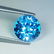 Natural Blue Topaz Round Cut 3.30 ct