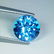 Natural Blue Topaz Round Cut 3.30 ct - 2